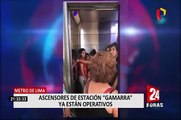 Metro de Lima: ascensores de estación Gamarra ya están operativos