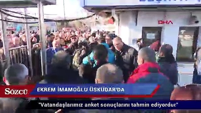 Ekrem İmamoğlu: Anket sonuçları yüzümde