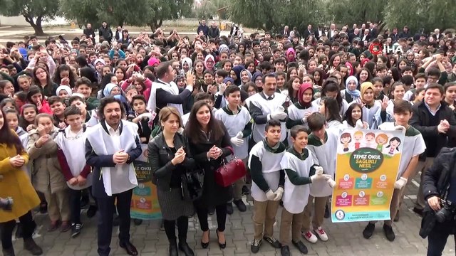 Kahramanmaraş'ta ''Temiz Okul Sağlıklı Nesil'' projesine 160 bine yakın öğrenci katılıyor