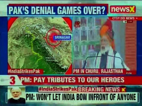 IAF Strike Pakistan Balakot: PM Narendra Modi addresses nation from Churu, Rajasthan