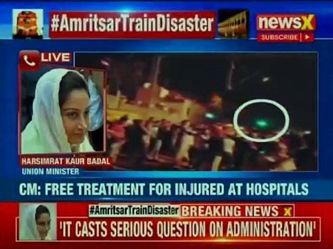 Harsimrat Kaur Badal condemns Amritsar train accident