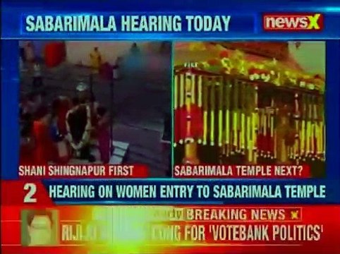 Hearing on women entry to Sabarimala Temple; constitution bench to begin Sabarimala issue