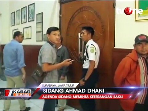 Sidang Ahmad Dhani, Agenda Dengarkan Keterangan Saksi