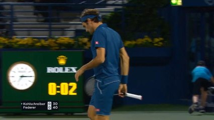 تنس: بطولة دبي: فيدرر يفوز على كولشرايبر 6-4، 3-6 و 6-1