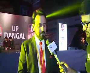 PWL 3 Day 17_ Senior Commentator Raman Bhanot speaks over Pro Wrestling League 2