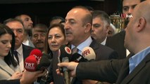 Bakan Çavuşoğlu: 