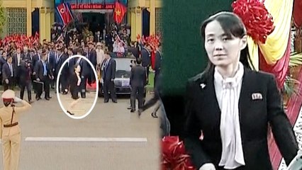 하이힐 신고 달리고 재떨이 수발들고...김여정, 이번에도 '밀착 수행' / YTN