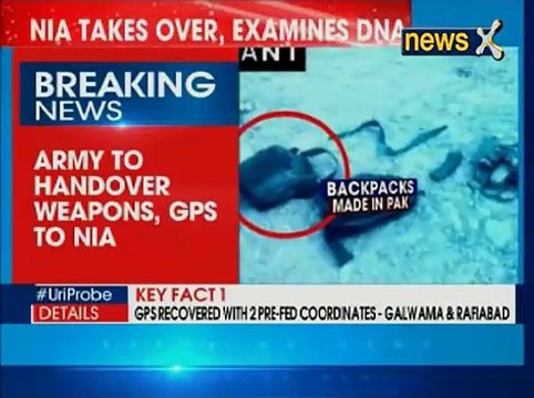 Finger prints of terrorists recovered; Army to handover weapons, GPS to NIA