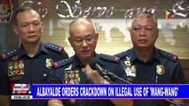 Albayalde orders crackdown on illegal use of 'wang-wang'