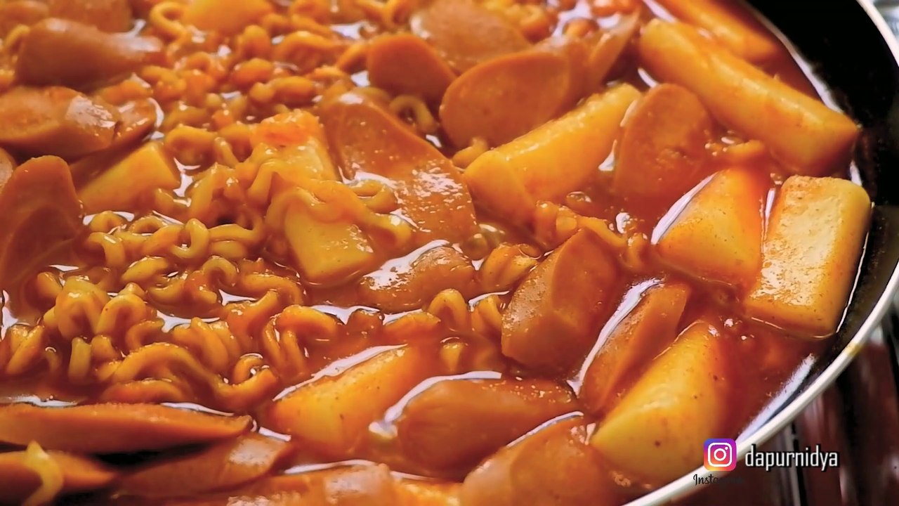 Resep dan Cara Membuat Samyang Rapokki || Dapur Nidya