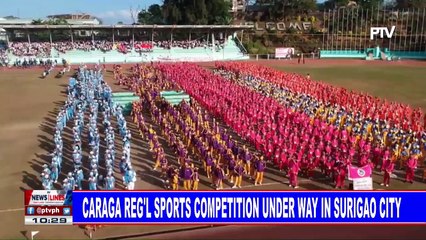 Caraga regional sports competition under way in Surigao City