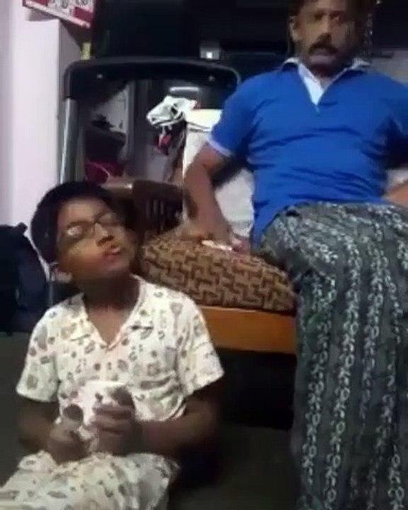 THIS KID IS TROUBLESOME,IF I WERE HIS DAD,I WOULD HAVE KILLED  HIM