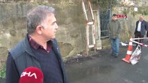 Beykoz'da Toprak Kayması; Bir Evde Hasar Oluştu