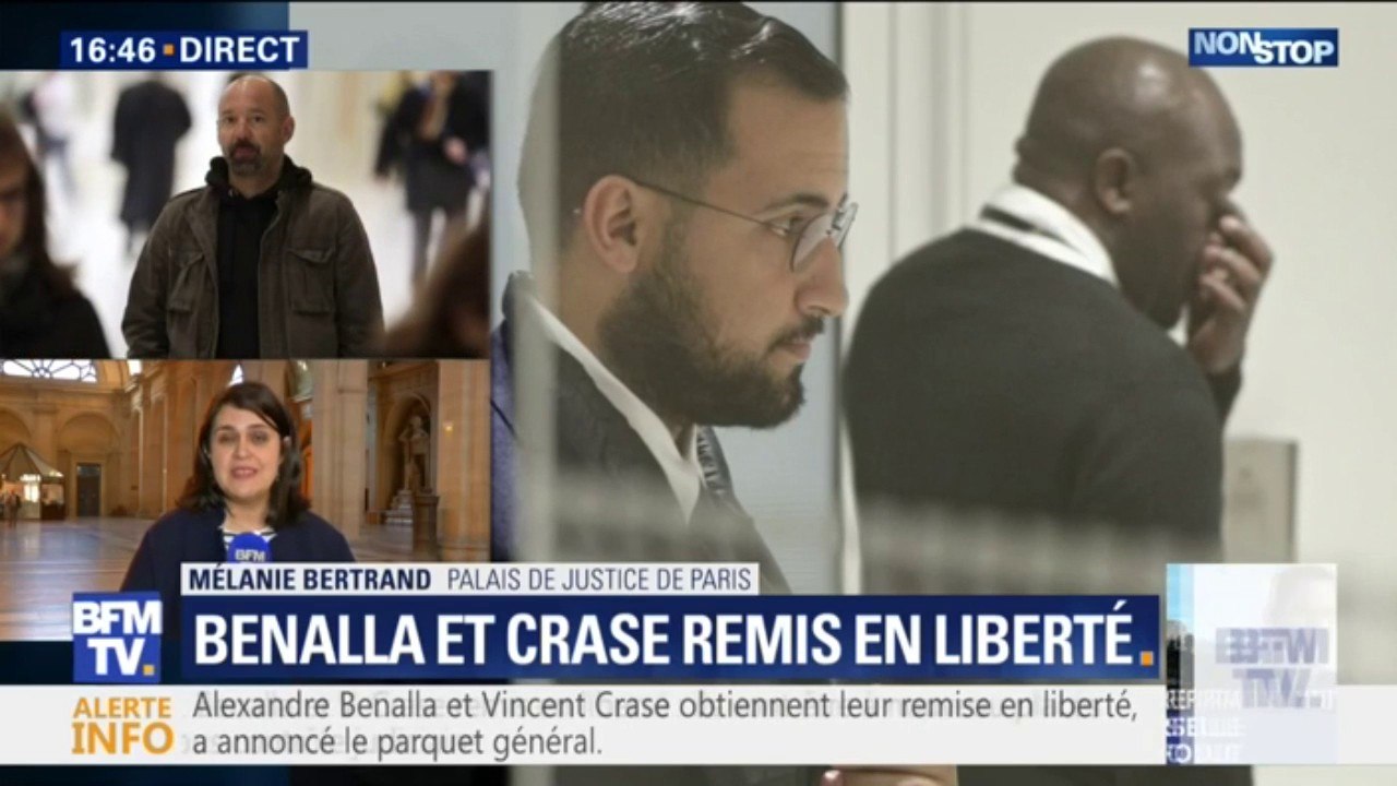 Alexandre Benalla et Vincent Crase ont été remis en liberté