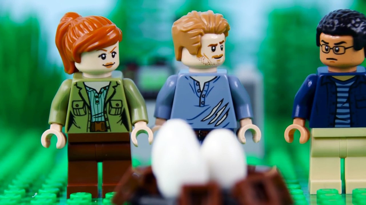 LEGO Jurassic World STOP MOTION LEGO Jurassic World: T-Rex vs Indoraptor | LEGO | By Billy Bricks