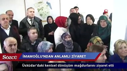 Download Video: Ekrem İmamoğlu, Üsküdar’daki kentsel dönüşüm mağdurlarını ziyaret etti