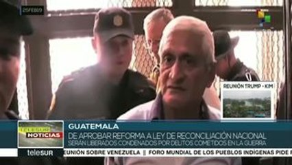 Guatemala: familiares rechazan amnistía a responsables del genocidio