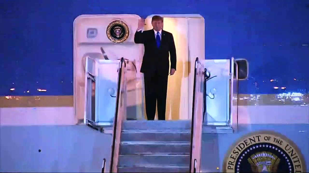 Trump lands in Vietnam for second summit with Kim Jong-un