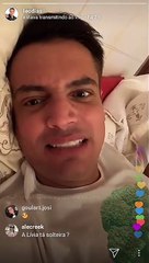 Léo Dias e Lívia Andrade juntos em Live Ao Vivo no instagram respondem perguntas do seguidores na cama.