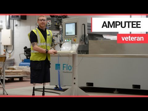 Ex-serviceman who lost three limbs in bomb blast works in factory for veterans | SWNS TV