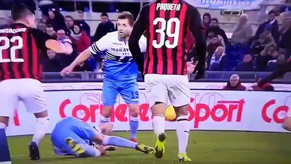 LAZIO-MILAN, CONTATTO MILINKOVIC-MUSACCHIO
