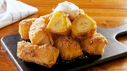 These Banana Pudding Egg Rolls >>> Literally Any Other Dessert