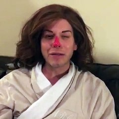 Sharon Needles as Caitlyn Jenner has a message for Miz Cracker