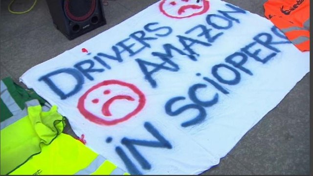 Забастовка водителей Amazon в Италии