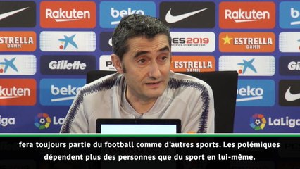 Copa del Rey - Valverde "serein et pas inquiet" au sujet de la VAR