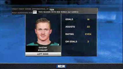 Gustav Nyquist Looking To Make Impact As Newest Member Of Sharks