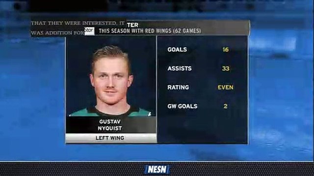 Gustav Nyquist Looking To Make Impact As Newest Member Of Sharks