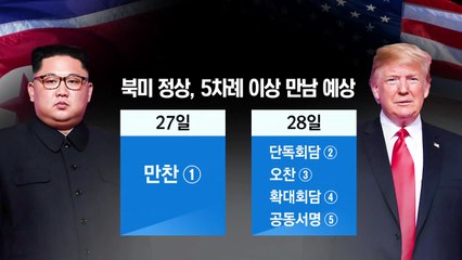 김정은·트럼프 역사적 재회...2차 담판 개시 / YTN