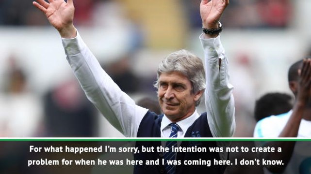 Guardiola apologises for circumstances surrounding Pellegrini replacement