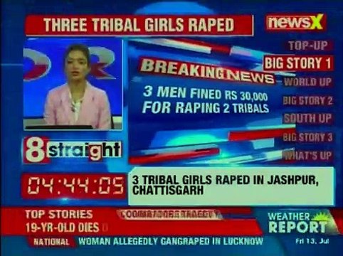 Chhattisgarh: 3 tribal girls raped in Jashpur; village panchayat fines accused,