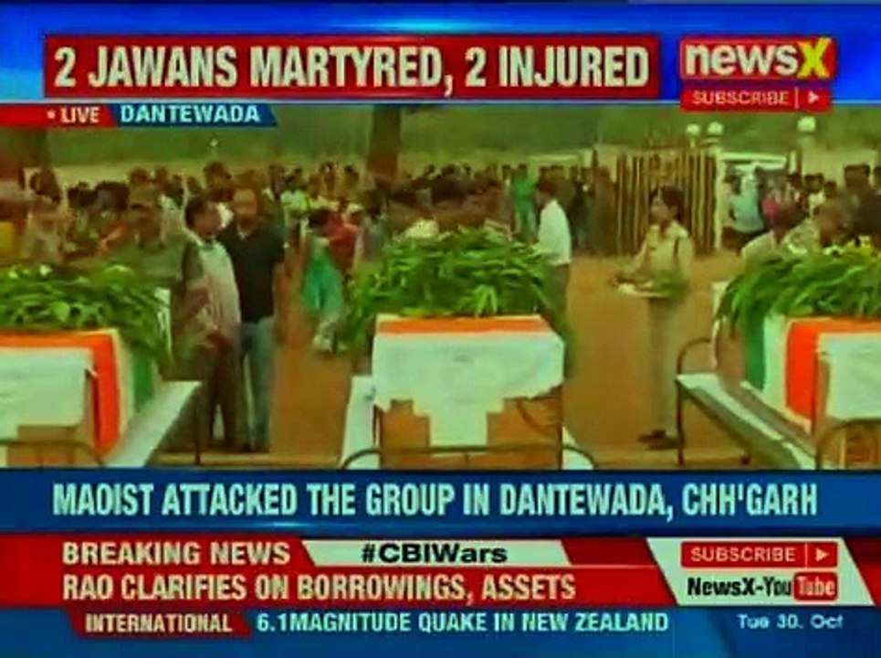 Chhattisgarh: Wreath-laying ceremony of those who lost their lives in Dantewada