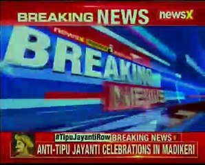 Congress protests against Tipu Jayanti in Madiker; groups detained by police