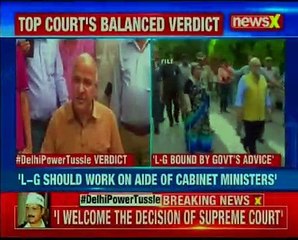 Delhi Power Tussle: SC restores balance of power, says L-G should not act