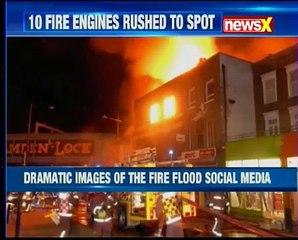 Massive fire breaks out at London's Camden Lock Market