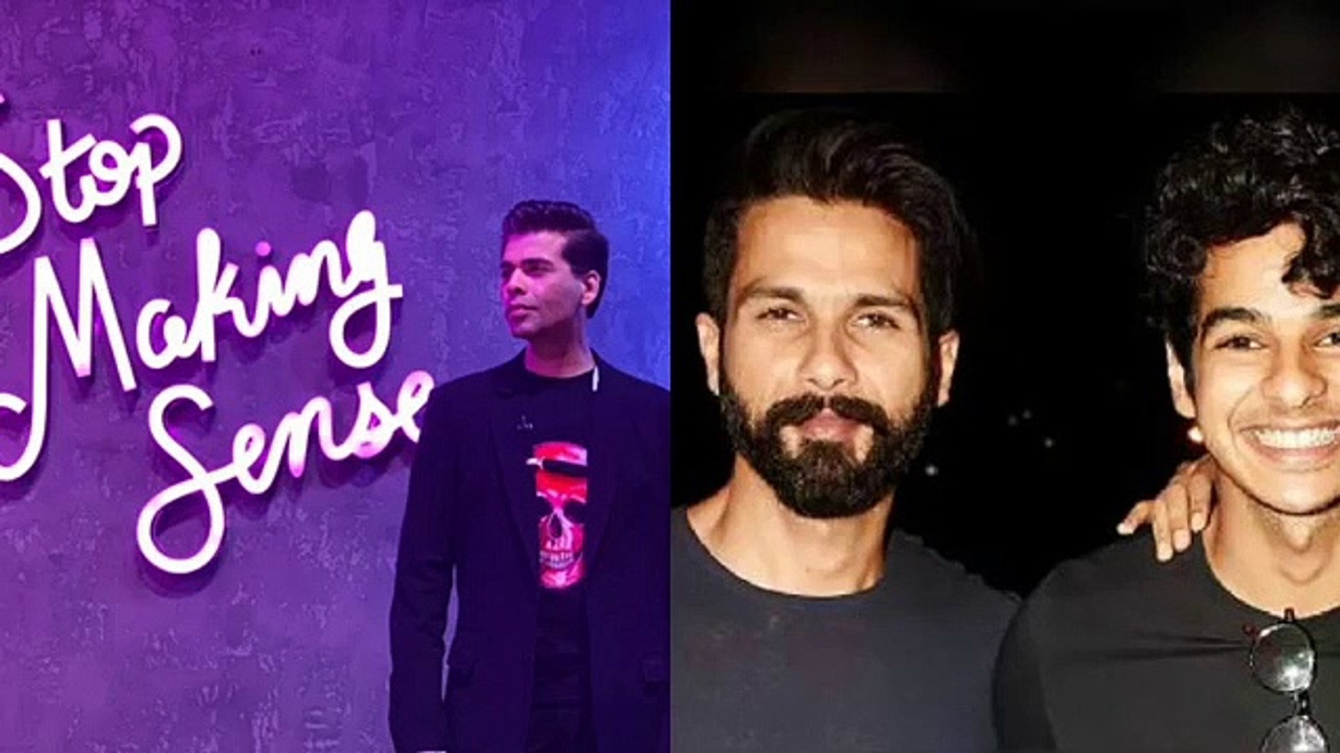 Shahid Kapoor And Brother Ishaan Khatter To Appear In Koffee With Karan Season 6 Video Dailymotion dailymotion