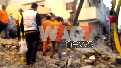 3 killed, dozens trapped in Pakistan's Karachi building collapse