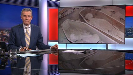 The head of a mummified body is stolen from a church in Dublin