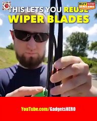 This gadget lets you reuse wiper blades