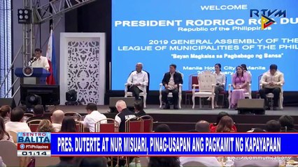 Pangulong Duterte at Nur Misuari, pinag-usapan ang pagkamit ng kapayapaan
