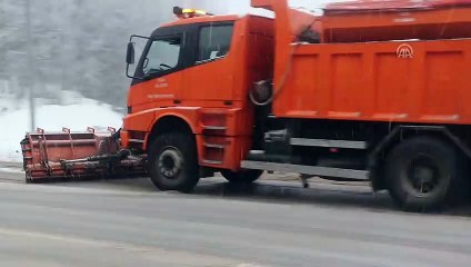 Bolu Dağı'nda yoğun kar yağışı - BOLU