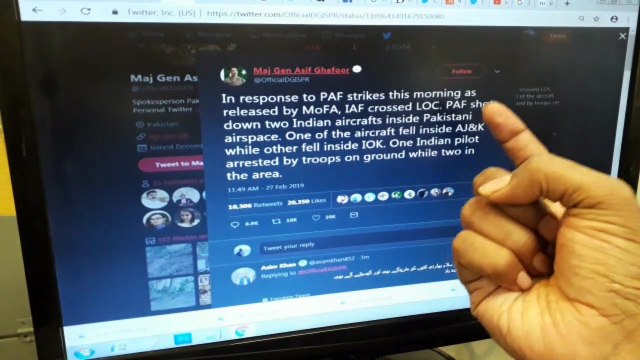 Pakistan Air Force Violates Indian Air Space: Pakistan Claims Two Indian Aircraft Shot Near Kashmir