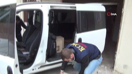 Mersinde içki operasyonu...Etil alkol yüklerken suçüstü yakalandılar