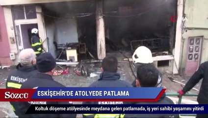 Eskişehir’de atölyede patlama 1 ölü