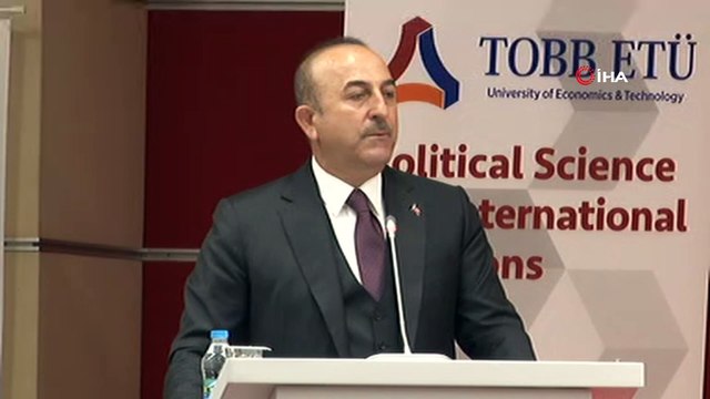 Mevlüt Çavuşoğlu 'İnsani ve Girişimci Diplomasi' konferansına katıldı