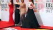 Red Carpet Fashion - Brit Awards 2015 - Jesy Nelson - Little Mix - Red Dress