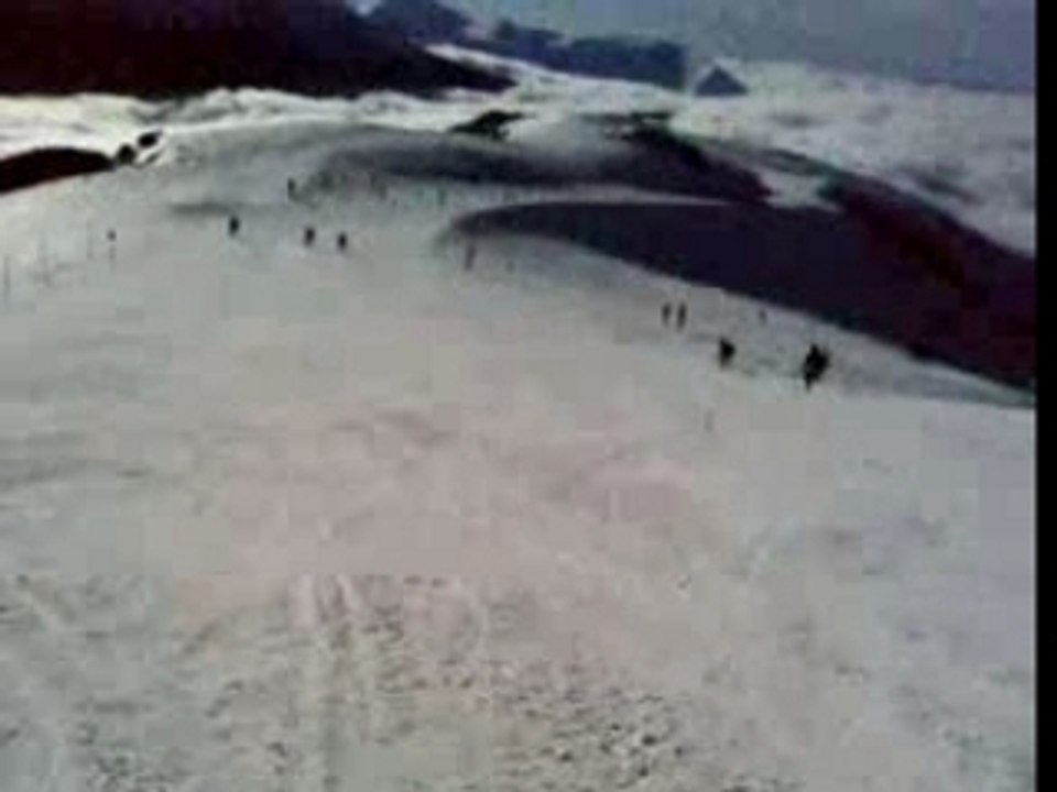 Descente, du sommet Chamrousse